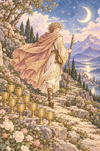 Eight of Cups tarot card