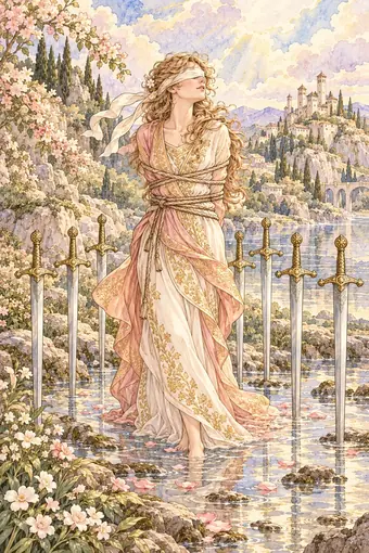 Eight of Swords tarot card