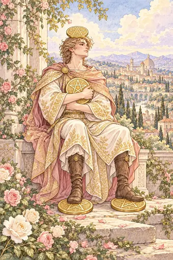 Four of Pentacles tarot card