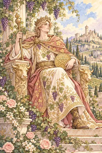 King of Pentacles tarot card