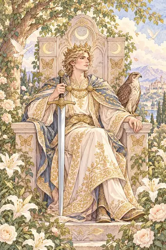 King of Swords tarot card