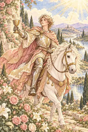 Knight of Cups tarot card