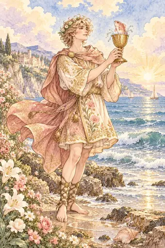 Page of Cups tarot card