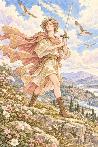 Page of Swords tarot card