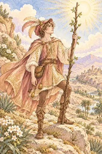 Page of Wands tarot card