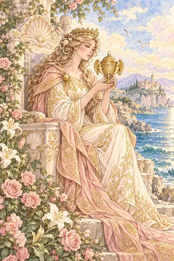 Queen of Cups tarot card