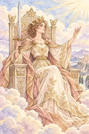 Queen of Swords tarot card