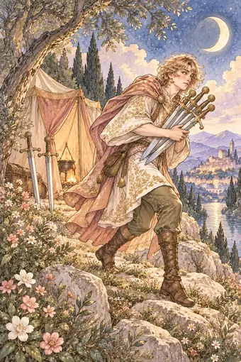Seven of Swords tarot card