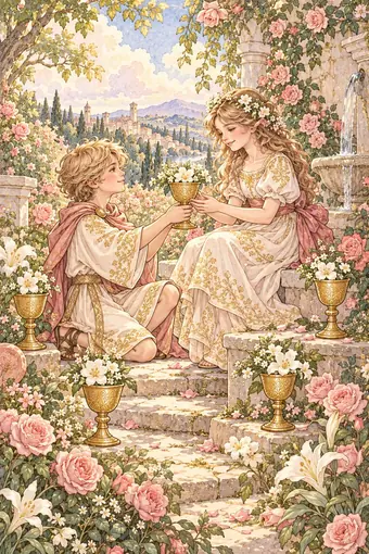Six of Cups tarot card
