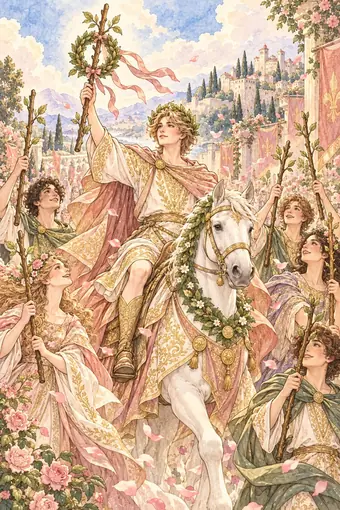 Six of Wands tarot card
