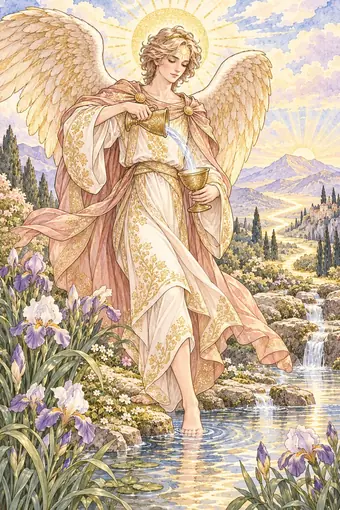 Temperance tarot card