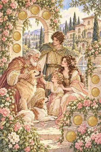 Ten of Pentacles tarot card
