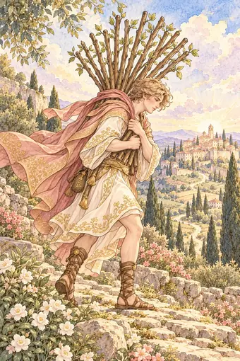 Ten of Wands tarot card