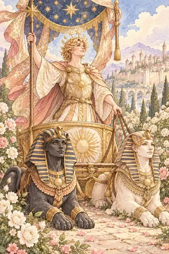 The Chariot tarot card
