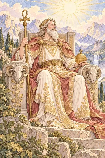 The Emperor tarot card