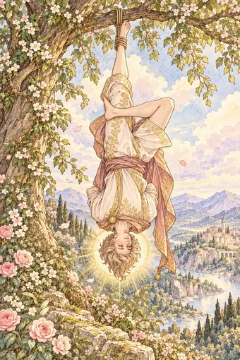 The Hanged Man tarot card