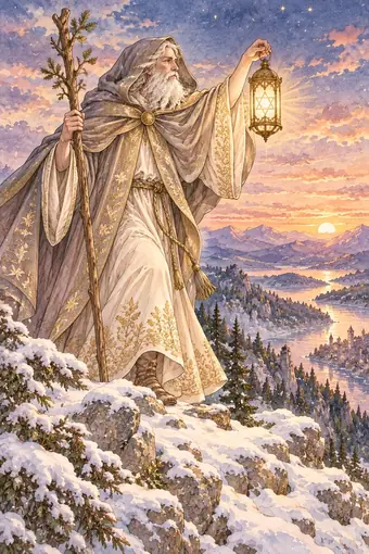 The Hermit tarot card