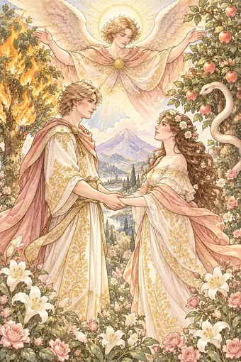 The Lovers tarot card