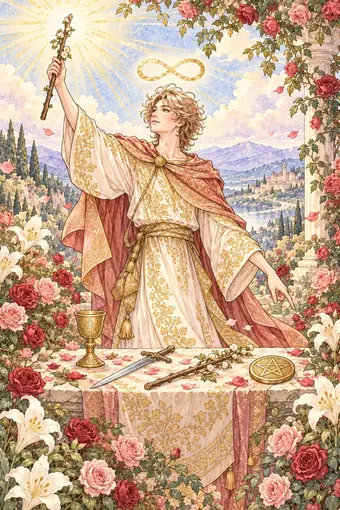 The Magician tarot card