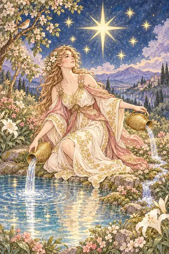 The Star tarot card