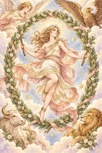 The World tarot card