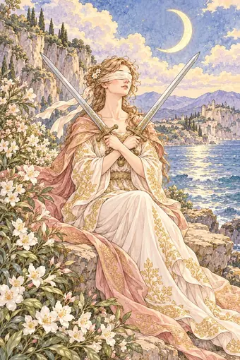 Two of Swords tarot card